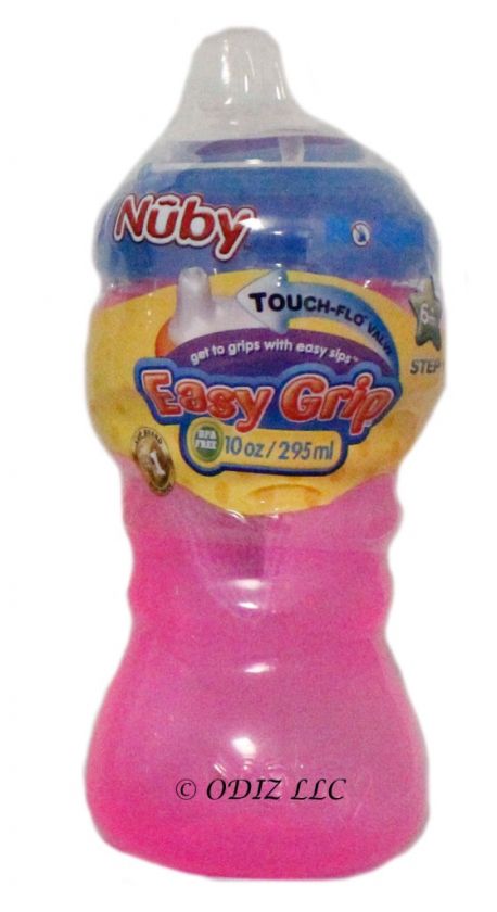 Nuby No Spill 10oz Gripper Soft Spout Sippy Cup 048526916078  