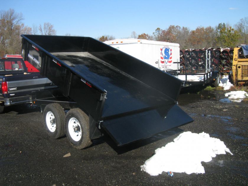 New 2012 Sure Trac 6x10 10k Deckover Dump Trailer  