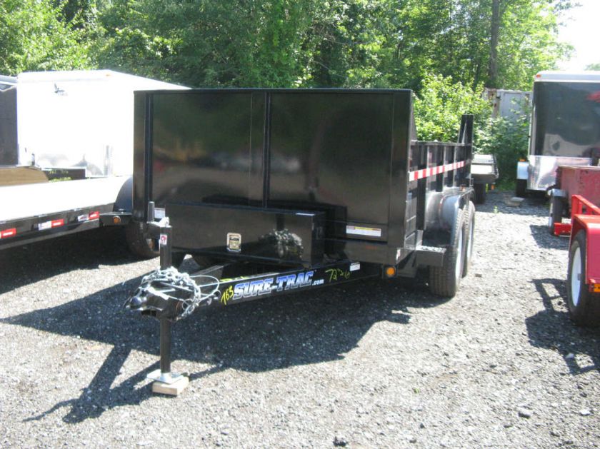 New 2012 Sure Trac 6x10 Low Profile 10k Dump Trailer  