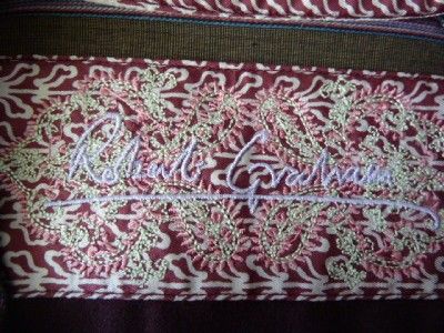 Wearable Art to Wear ROBERT GRAHAM Embroidery/Beaded Romantic Cotton 