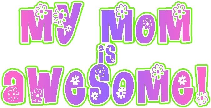 MY MOM IS AWESOME TODDLER T SHIRT DESIGN DECAL NEW  