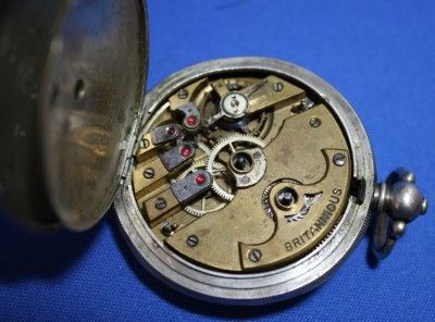 EX.RARE ANTIQUE SILVER OTTOMAN POCKET WATCH  