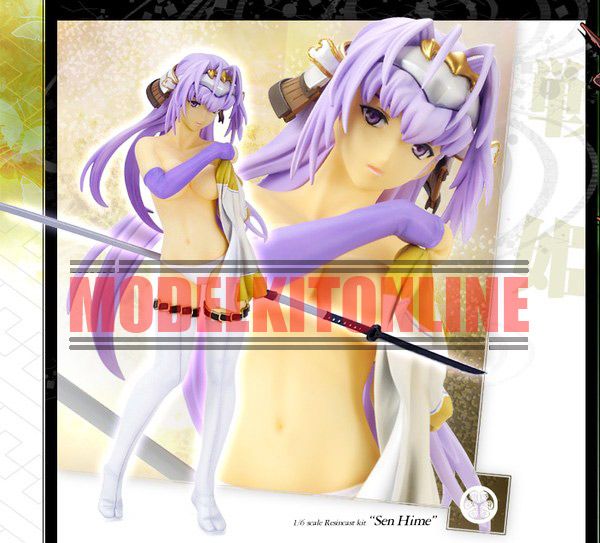 SEN HIME SENGOKU RANCE 1/6 UNPAINTED RESIN MODEL KIT  