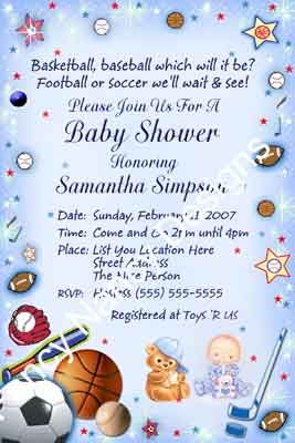 STAR IS BORN CUSTOM BOY PHOTO BABY SHOWER INVITATIONS  