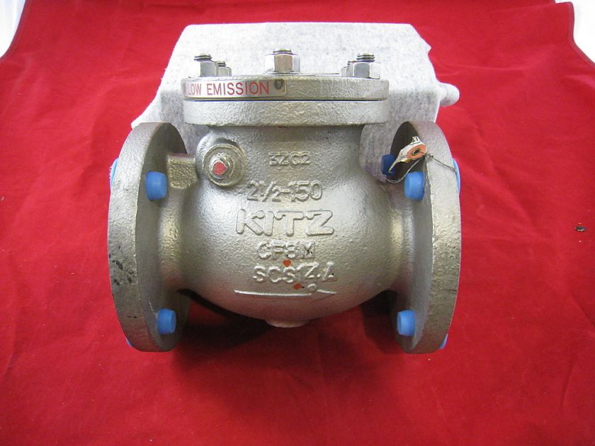 KITZ BALL VALVE CF8M /SCS14A 2 1/2 150 CHECK / SWING VALVE *NEW 