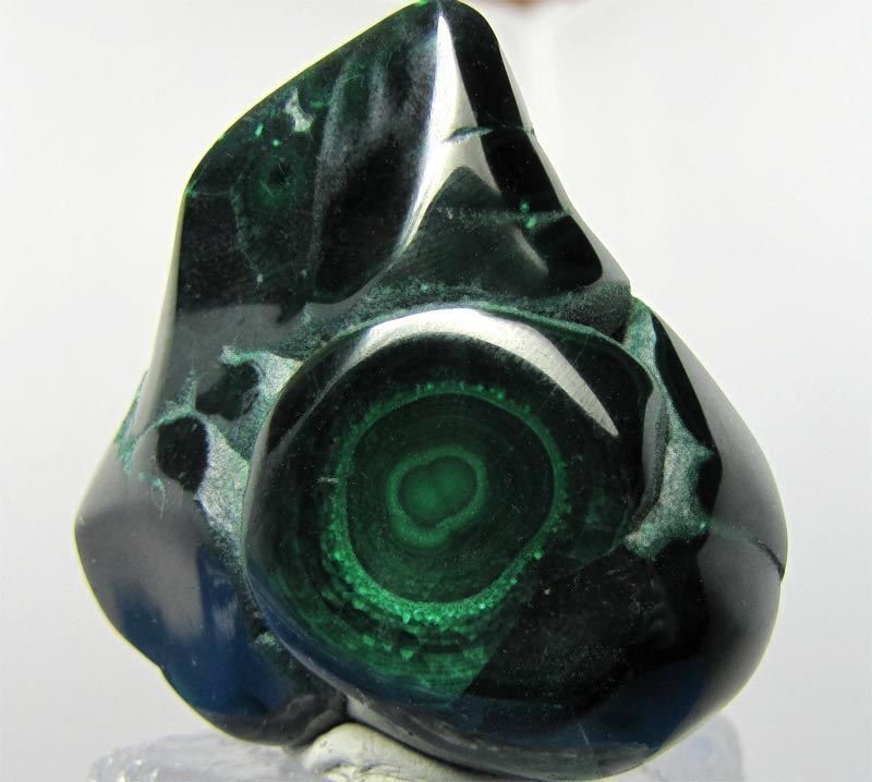 BD327   POLISHED MALACHITE   VERY NICE PATTERN  