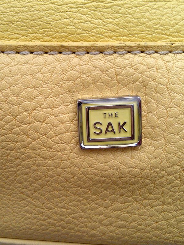 The SAK Moclass Leather 104165 100% Leather Handbag   Color Sunlight 