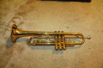 King Tempo II 601 USA Trumpet + Hard Case + Benge 7c Mouthpiece  