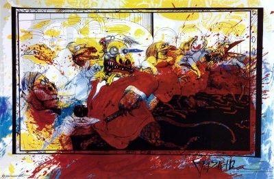 Lizard Lounge, Ralph Steadman, Fear and Loathing, Print  