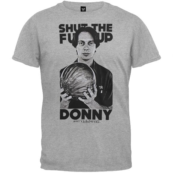 The Big Lebowski   Shut Up Donny T Shirt  