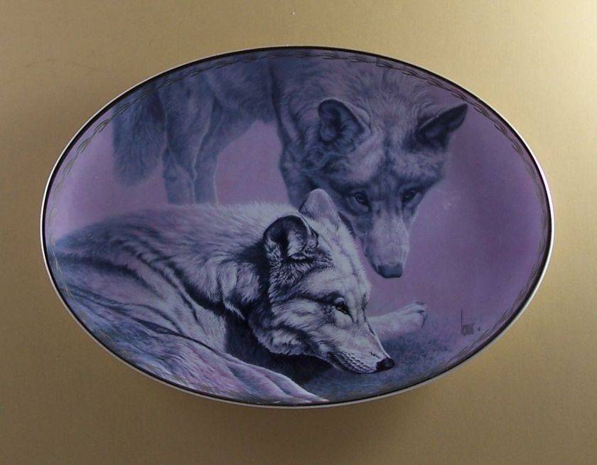NATURES TENDERNESS Plate SWEET INTENTIONS Wolf Lee Cable Second Issue 