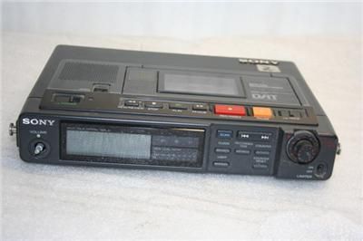 SONY TCD D10 DIGITAL AUDIO TAPE CORDER DAT Digital Audio Tape  