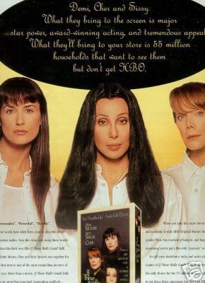 CHER Demi Moore Sissy Spacek 1996 PROMO POSTER AD Walls  