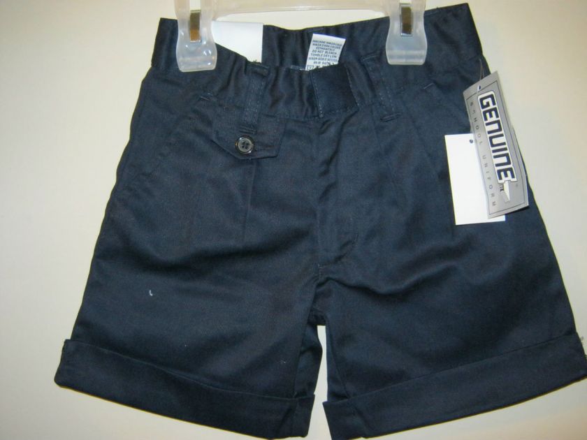 girls blue Genuine School Uniform shorts size 4  