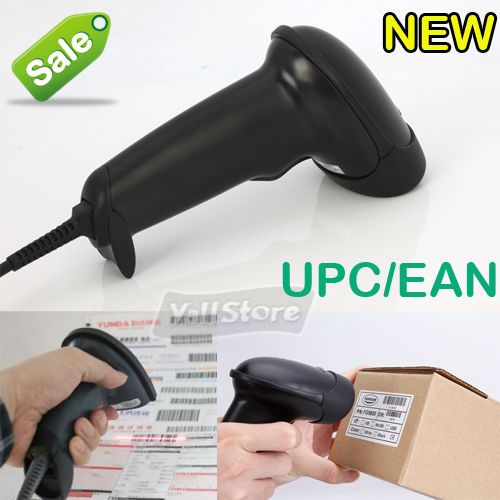 USB Long scan laser Barcode Scanner Bar Code Reader New  