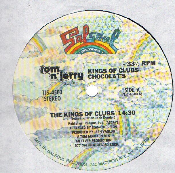 Chocolats King Of Clubs LP VG+/VG++ USA Salsoul  