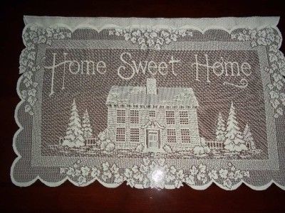 CREME LACE HOME SWEET WALL HANGING 28 X 18 CWHH207  