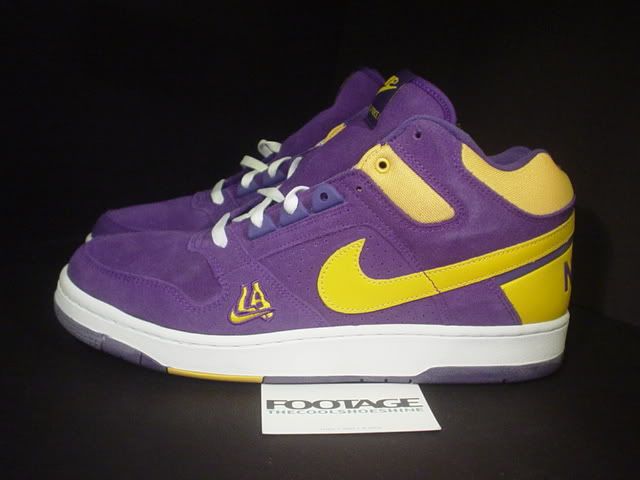   Delta Force 1 3/4 LA LAKERS COURT PURPLE DEL SOL YELLOW DS NEW Sz 13