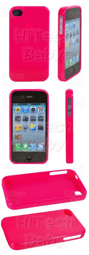 SIMPLY Neon / Candy COLOR Semi soft TPU Case Cover for iPhone 4s/4 