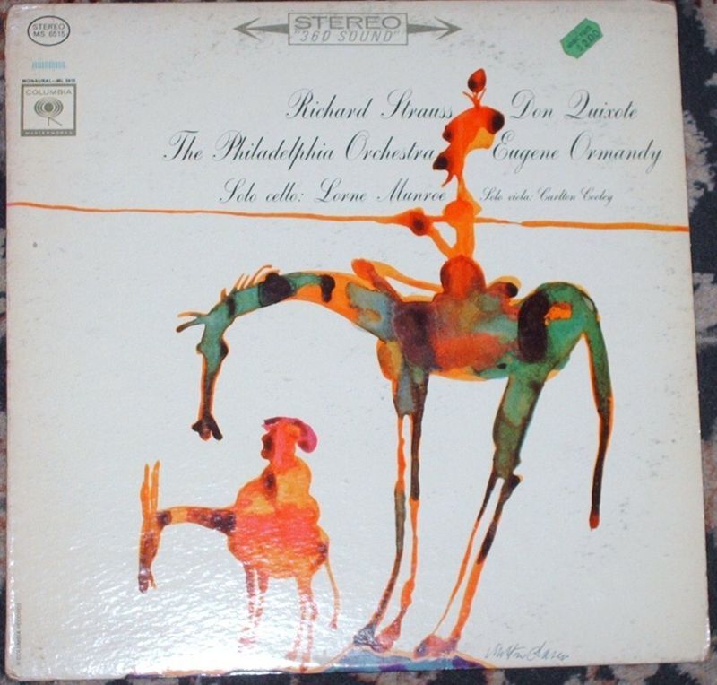 NM  STRAUSS QUIXOTE ORMANDY LP LORNE MUNROE SOLO CELLO  