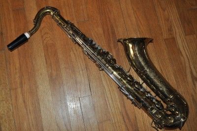 VINTAGE 1951 PanAm By CONN TENOR SAXOPHONE WITH ORIGINAL CASE Item 