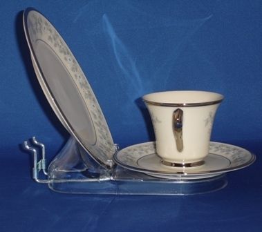 Plate, Cup & Saucer Stands w/ Peg Board Bracket  901  