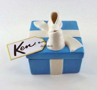   CERAMIC BOX Ken 50th Mattel Gift BARBIE Spring Break 1961 New  