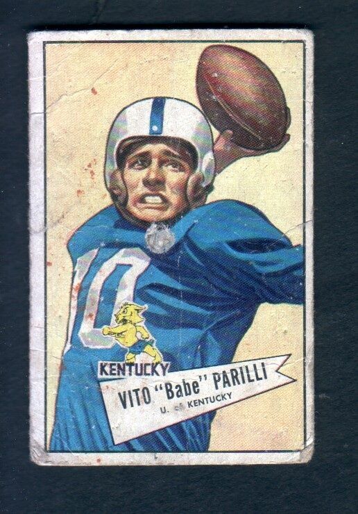 1952 Bowman Small #44 Babe Parilli Green Bay Packers  