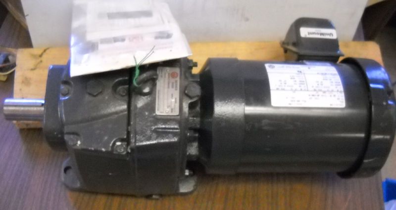 EMERSON MOTOR REDUCER SERIES 3000 RATIO 561 1 HP CBN  