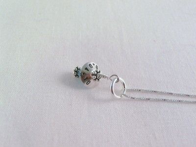 Something Blue Wedding Necklace Bride Silver Custom  