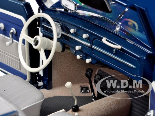   diecast model of 1958 volkswagen beetle kafer cabriolet atlas blue die