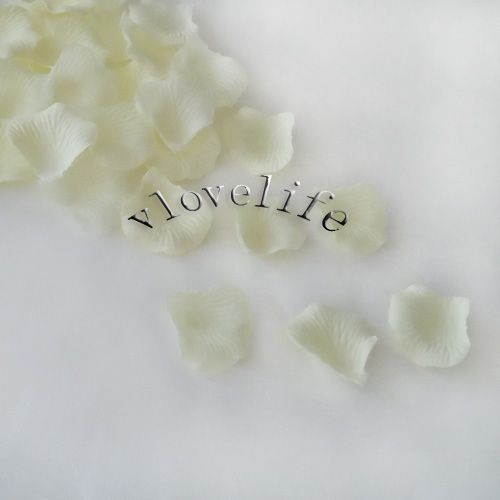 500 Ivory Silk Rose Petals Wedding Party Flower Favors Decorations 