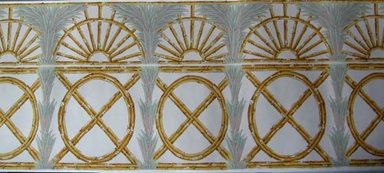 78 Bolt 14CLARENCE HOUSE Bamboo Trellis Border/Frieze  