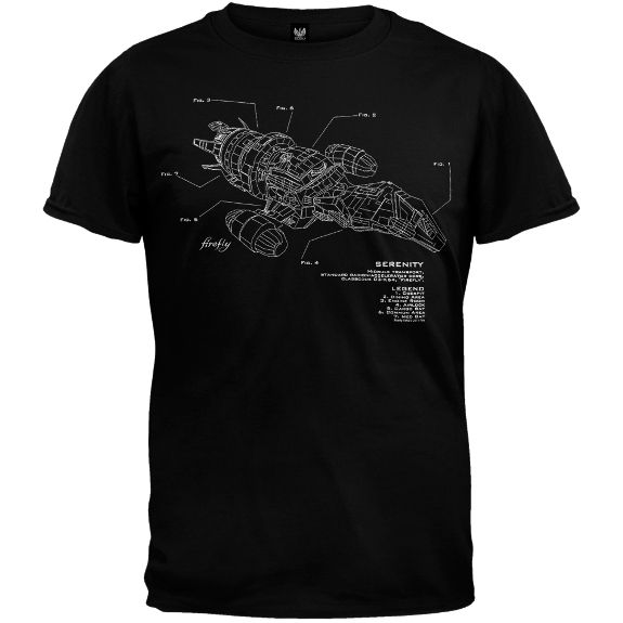 Firefly   Serenity Ship T Shirt  