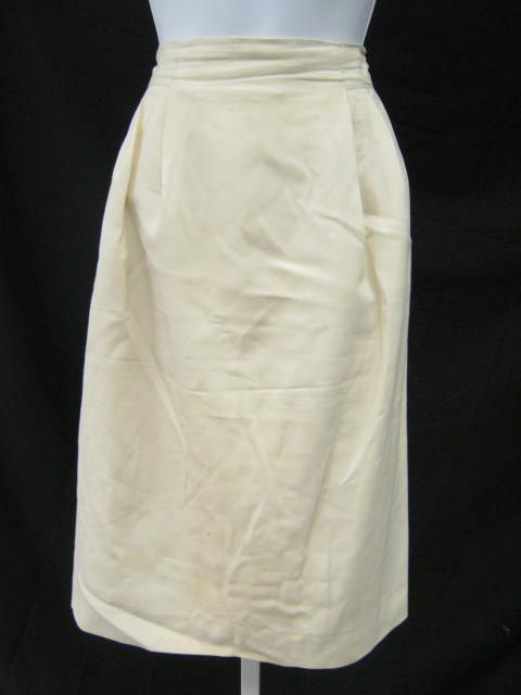 AUSTIN REED Beige Wool Knee Length Skirt Sz 14  