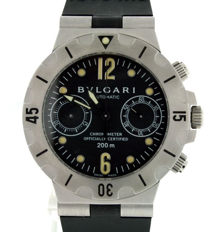 Bvlgari Diagono Mens Chronograph 38mm Automatic Watch  