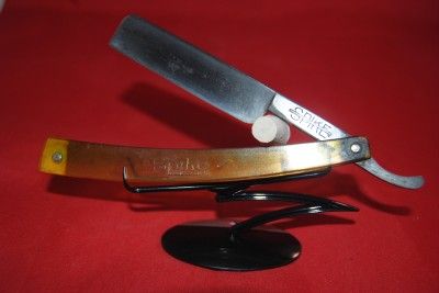 Vintage SPIKE   UNION CUTLERY Co. 11/16 Straight Razor  