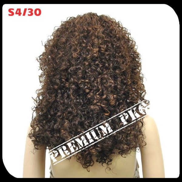 NEW HI TEMP DEEP BRAZILIAN BODY WAVE CURL LACE FRONT WIG KINKY Beyonce 