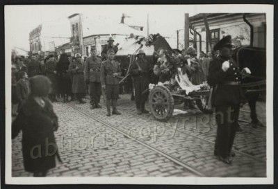 1941 WW2 WW 2 BESSARABIA TRANSNISTRIA SALZ Death Card  