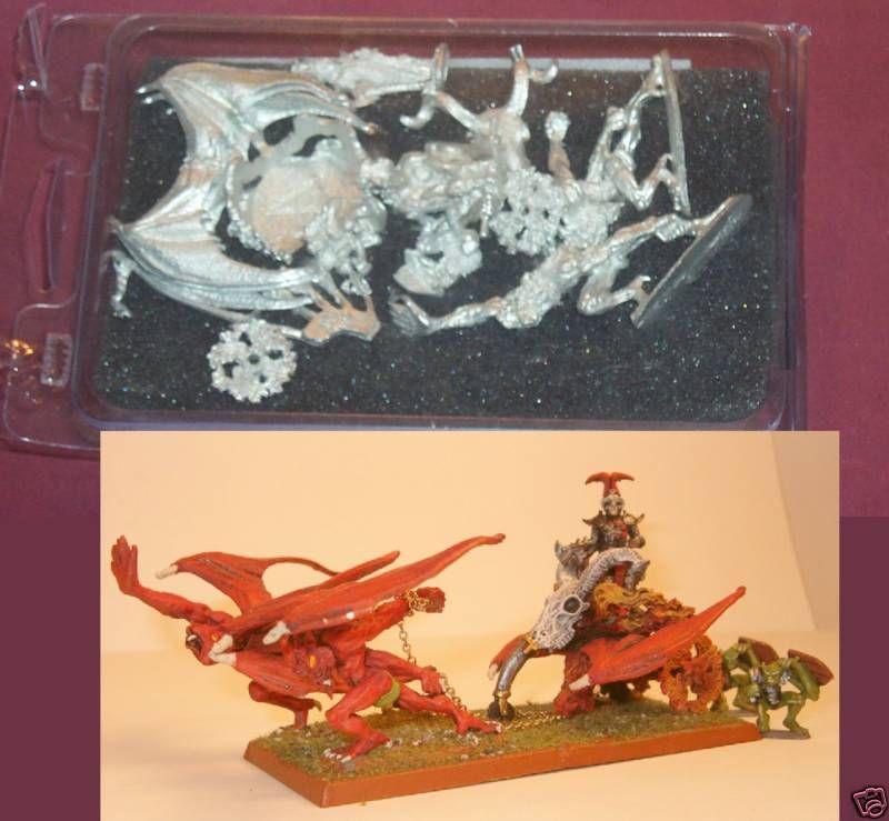 Ral Partha 01 127 Black Princes Chariot of Fear Demons  