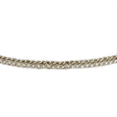 Mens Stainless Steel 20 Linked Rombo Chain Necklace  