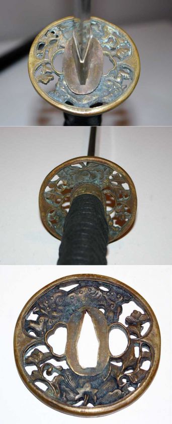 This is a very nice old Japanese Katana Samari Sword & Scabbard   Hand 