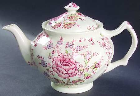 Johnson Brothers ROSE CHINTZ PINK 4 Cup Tea Pot 6506807  