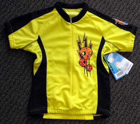 KANU Roadster CYCLING JERSEY Yellow KIDS Boys  