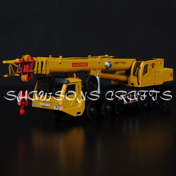 DIE CAST METAL 1/55 GIANT CRANE TRUCK HEAVY VEHICLE MODEL REPLICA 