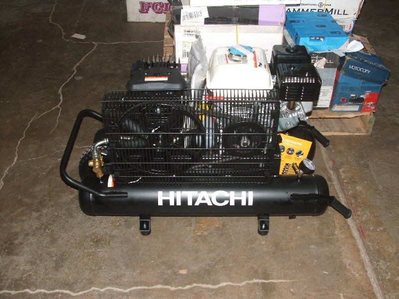 Hitachi EC2510E Portable Air Compressor 5.5hp Honda  