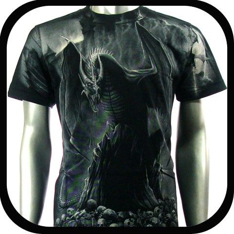 Rock Eagle T Shirt Limited Edition Dragon Biker Sz M L Rider Tattoo 