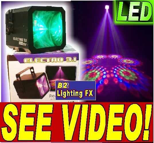 ELECTRO 3.1 LED DJ DANCE LIGHT CLUB PARTY LIGHT adj NEW  