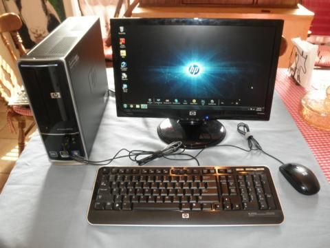 HP Pavilion Slimline Desktop s5713w with Monitor w185e  