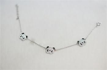   lovely Kung Fu Panda diamond Bracelet Bangle panda head k27  